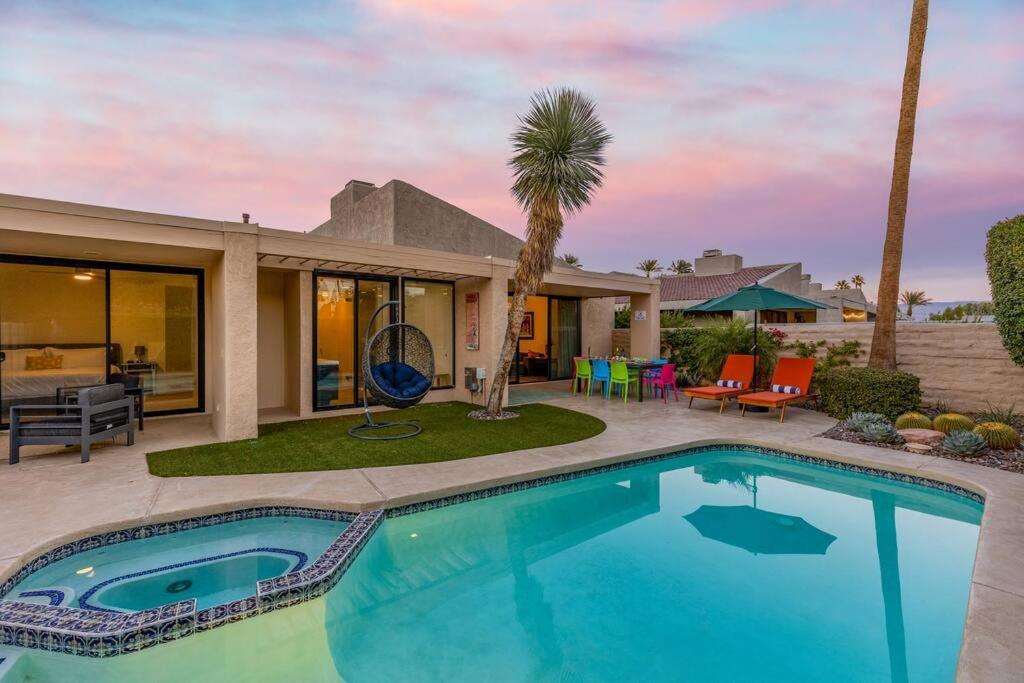 The Sunset House Pool & Spa Palm Springs Bagian luar foto